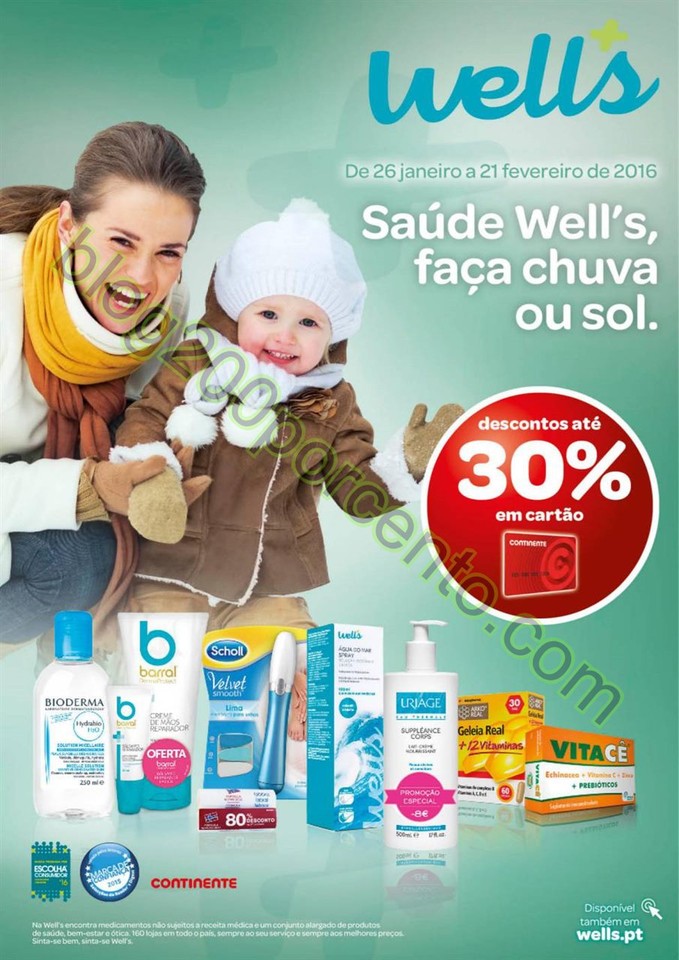 Antevisão Folheto WELLS promoções de 26 janeiro
