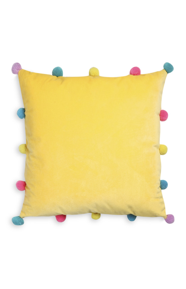 Kimball-5559901-Pom Pom Cushion, ROI E, FRIT E, IB