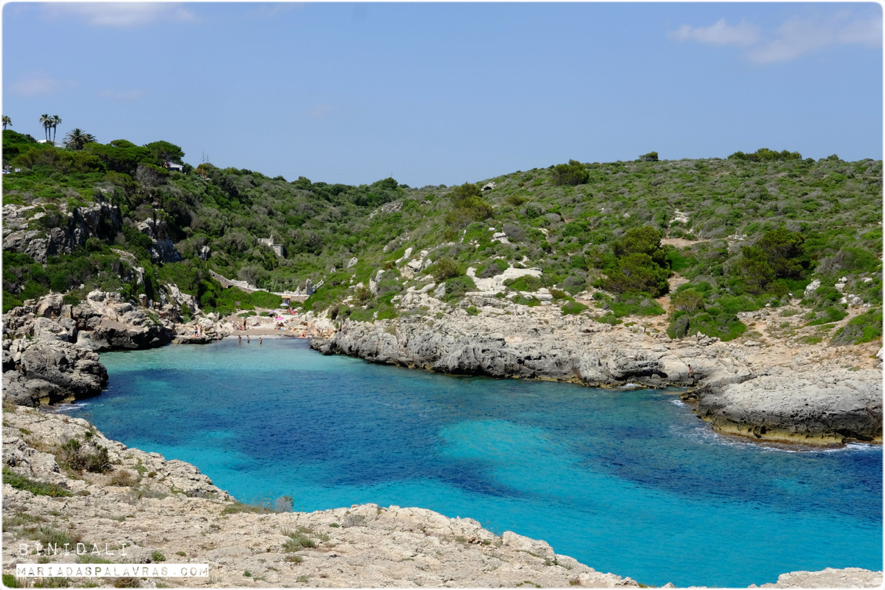 Um dia em Menorca - Maria das Palavras | Platja Binidali