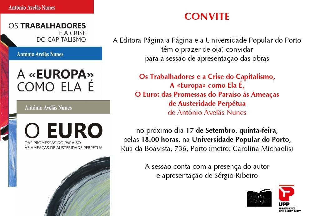 UPP Convite Livro Europa