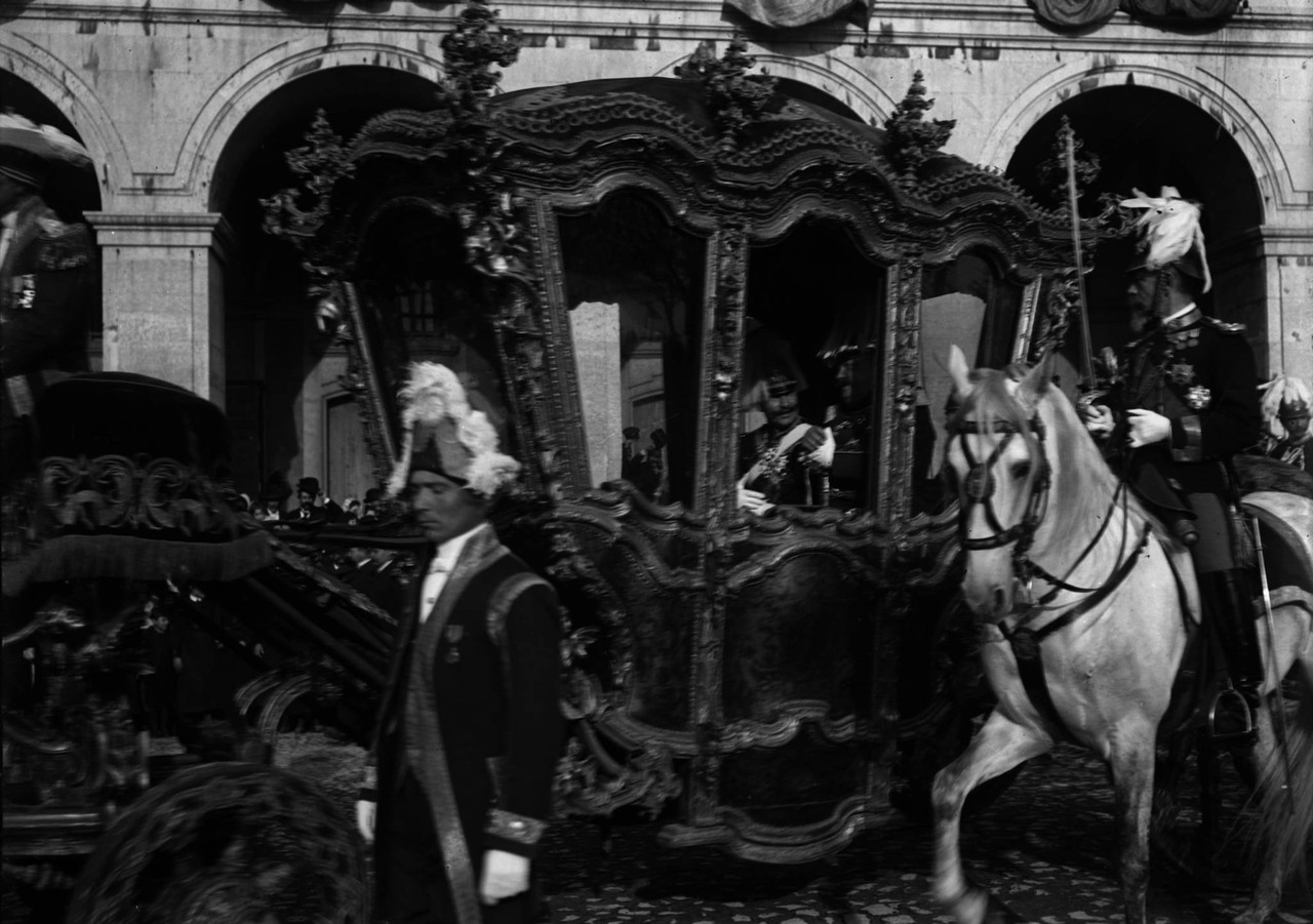 O rei de Saxe e Dom Carlos, coche Dom João V, 190