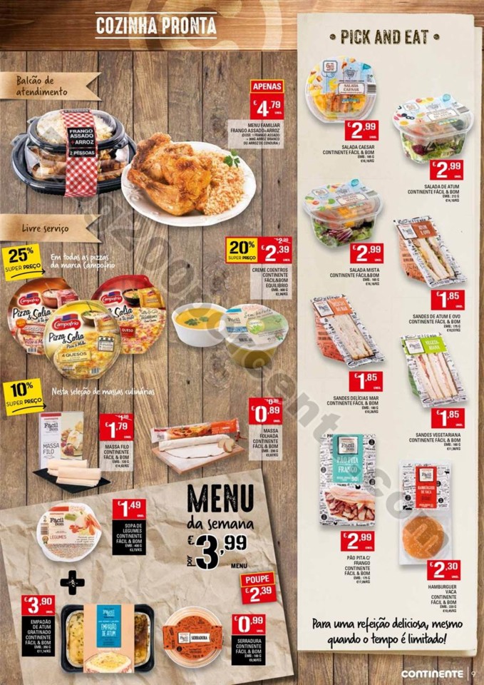 Antevisão Folheto CONTINENTE promoções de 7 a 1