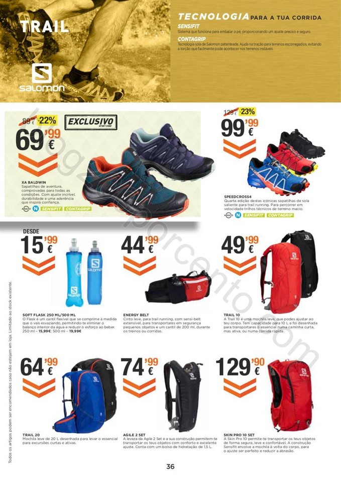 Antevisão Folheto SPORT ZONE Promoções de 23 fe