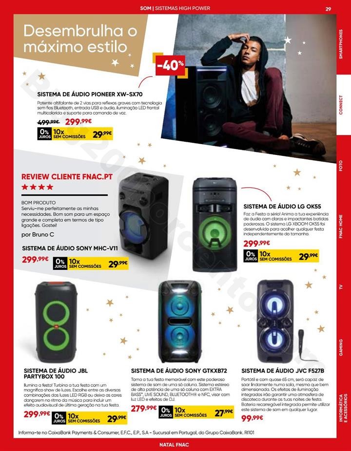 Antevisão Folheto FNAC Natal Tecnologia Promoçõ