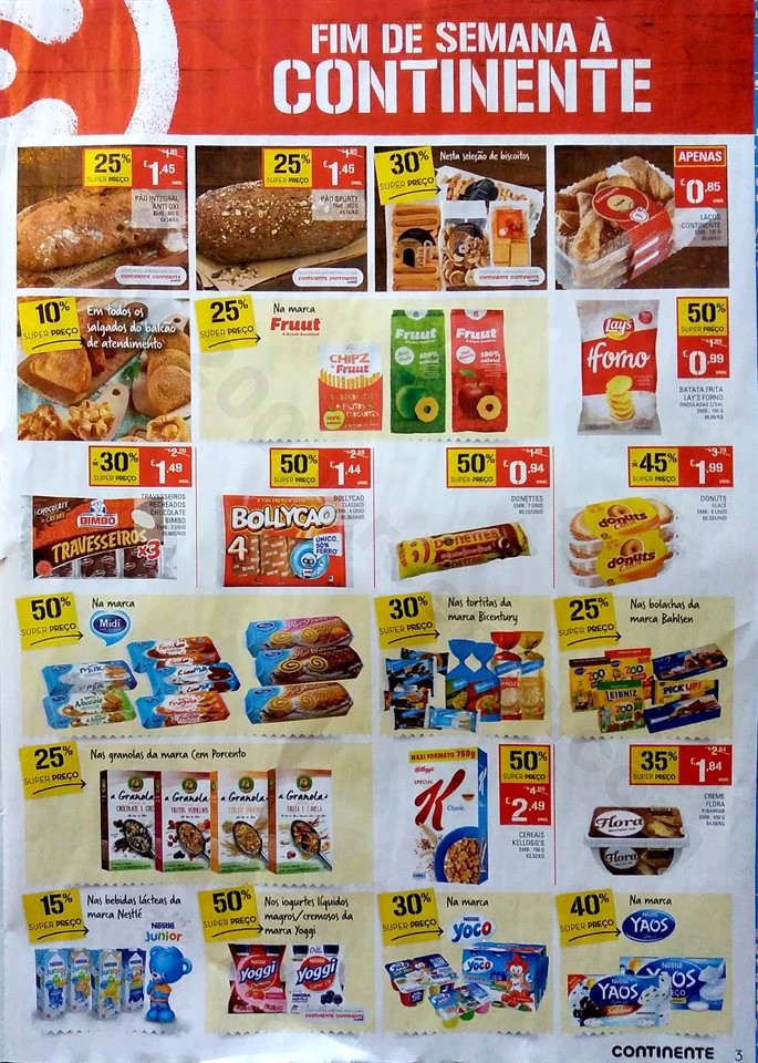 folheto fim de semana continente 15 a 18 fevereiro