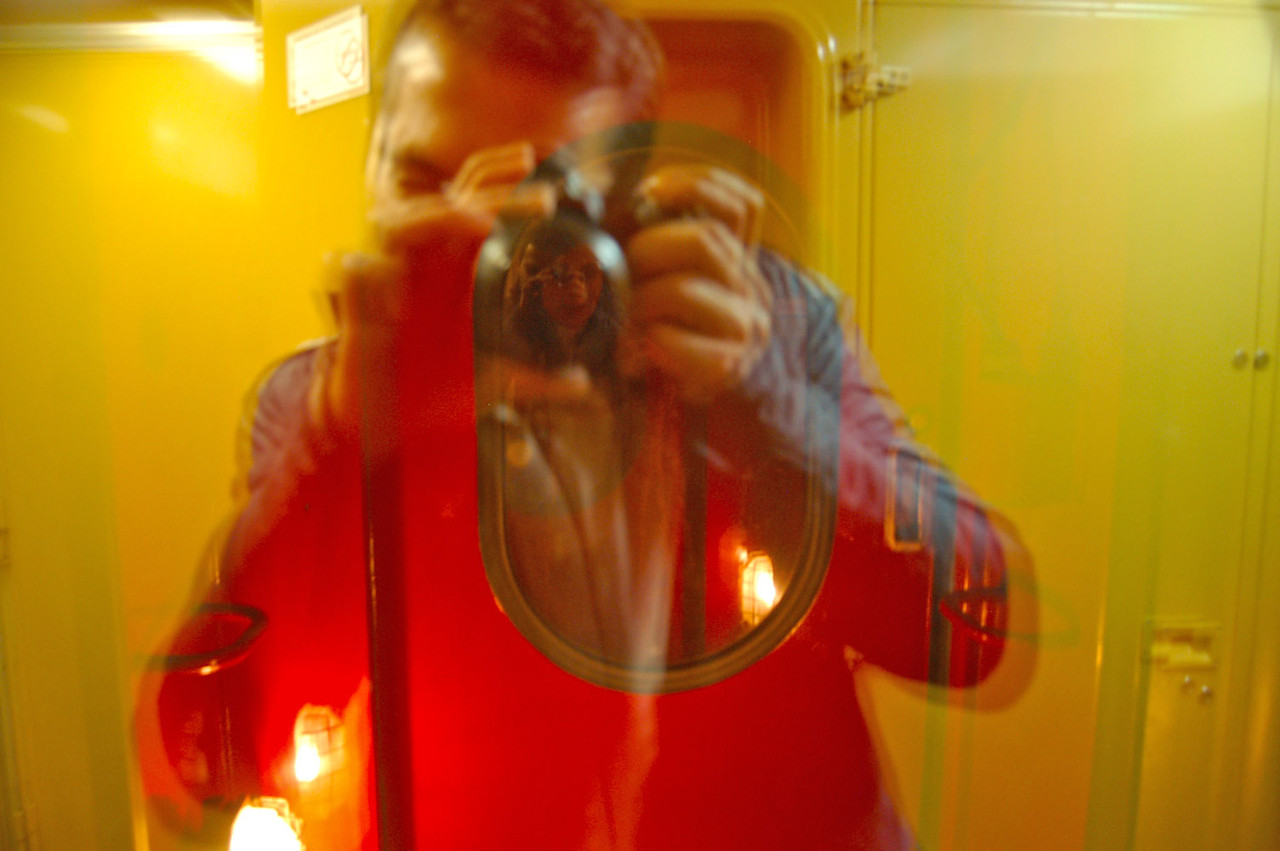 A bordo do Flecha Vermelha