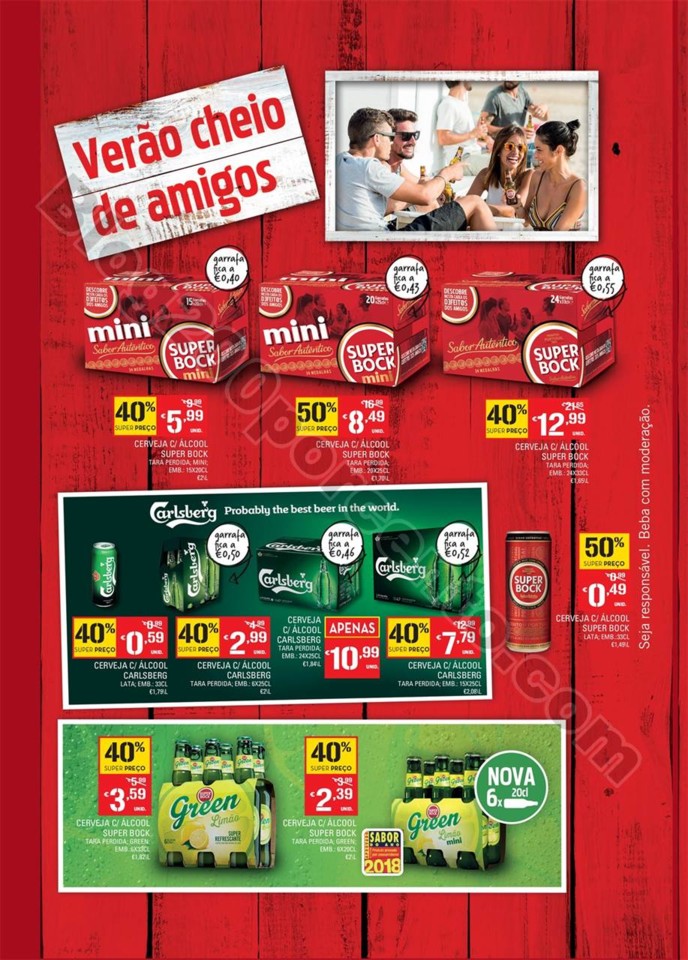 Antevisão Folheto CONTINENTE Bebidas promoções 