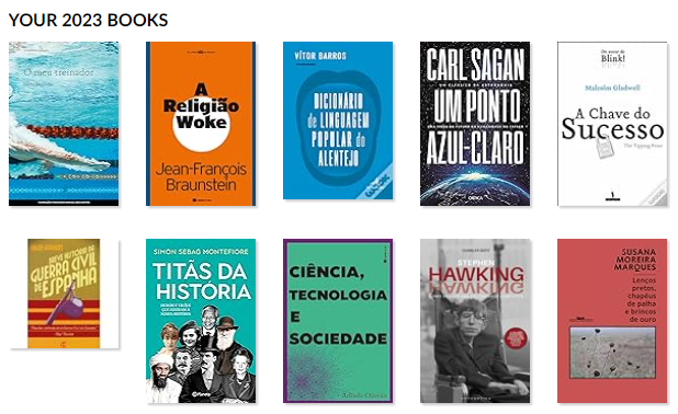 35 Leituras Em 2023... E Muitos Livros Por Terminar... - Ministério Dos ...