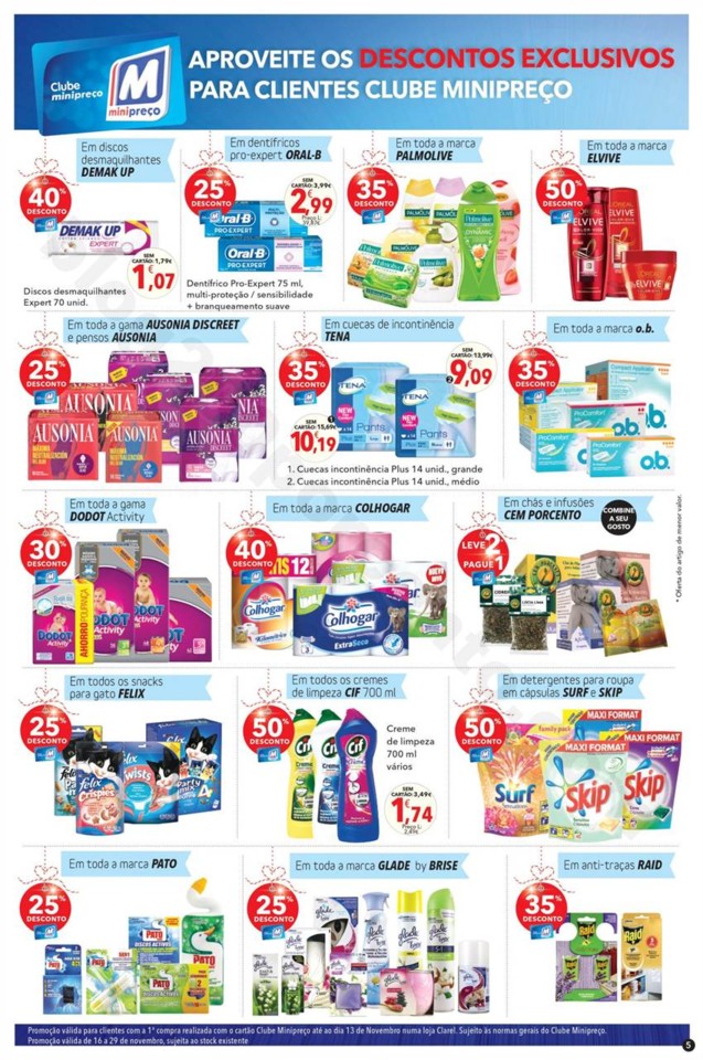 Antevisão Folheto CLAREL Promoções de 16 a 29 n