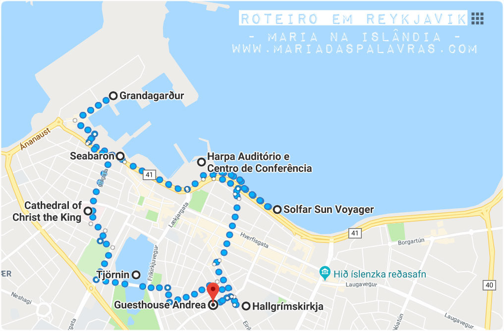 Roteiro de 1 dia em Reykjavik - Maria das Palavras na Islândia