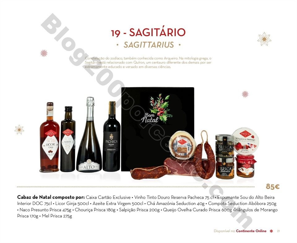 Antevisão Folheto CONTINENTE Cabazes de Natal 201