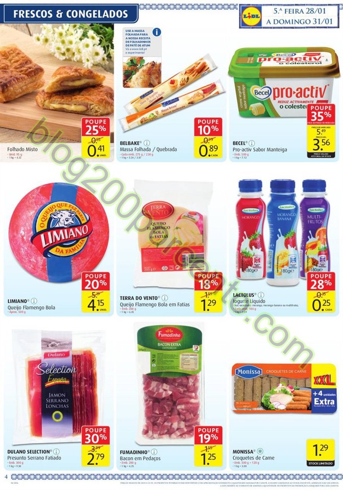 Antevisão Folheto LIDL Promoções de 28 janeiro 