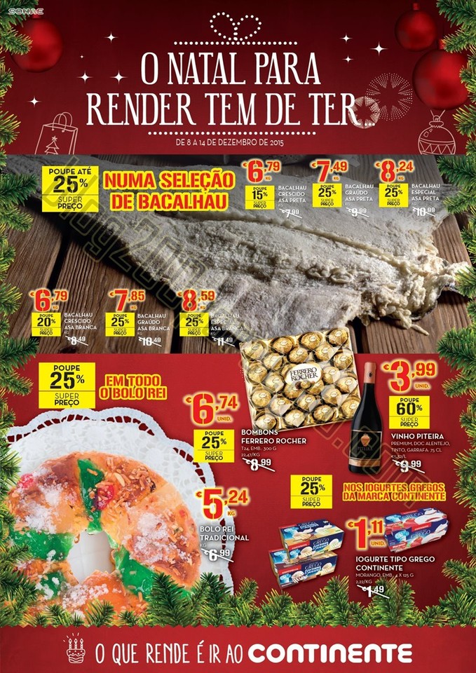 Antevisão Folheto CONTINENTE Promoções de 8 a 1