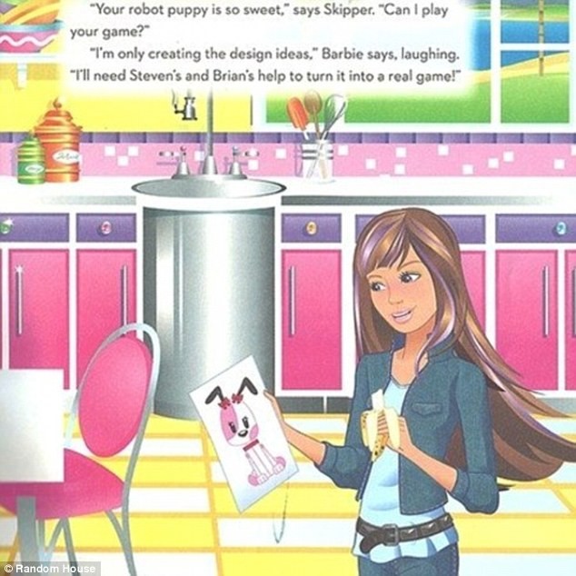 Barbie só faz os desenhos