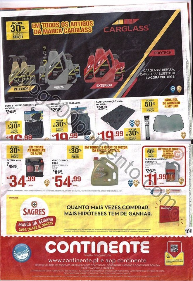 Antevisão Folheto CONTINENTE promoções de 31 ma