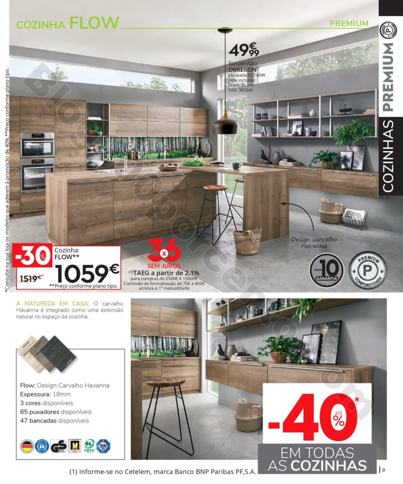 Antevisão Folheto CONFORAMA Cozinhas promoções 
