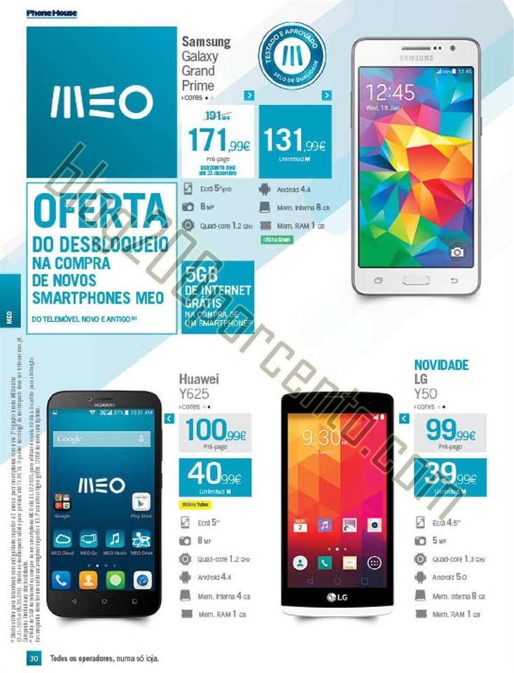 Novo Folheto PHONE HOUSE Natal promoções de 30 n