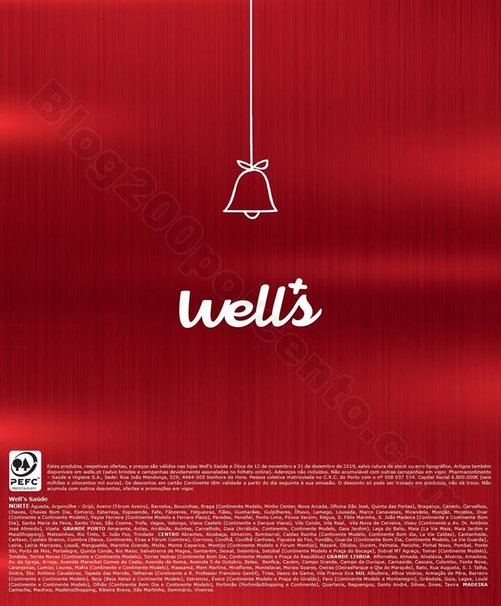 Antevisão Folheto WELLS Natal extra online promo
