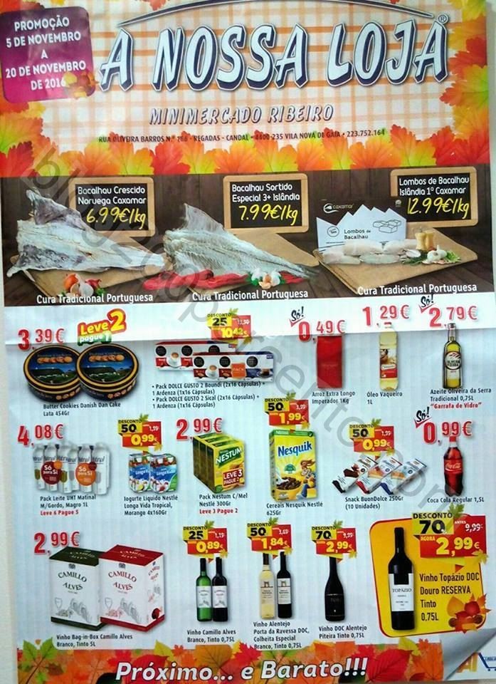 Novo Folheto A NOSSA LOJA Promoções até 20 nove