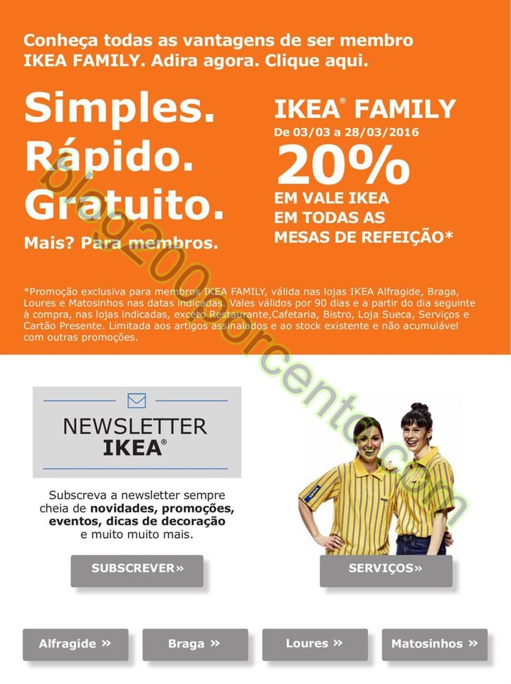 Antevisão Folheto IKEA Promoções de 3 a 28 mar