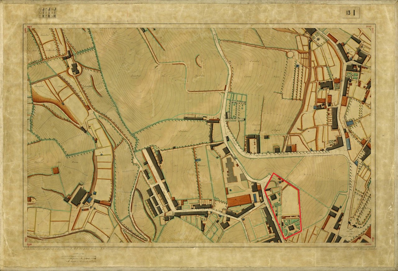 Planta Topográfica de Lisboa 13 I, 1909, de Alber