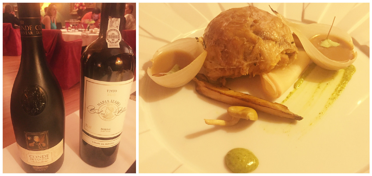 Chef Vítor Sobral - Cabrito no forno, cogumelos, tomilho, limão e pistácio - Conde de Santar; Maria Izabel Vinhas da Princesa