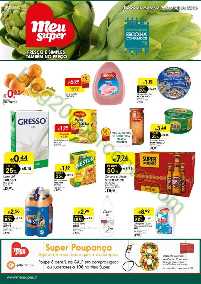 Antevisão Folheto MEU SUPER Promoções de 29 mar