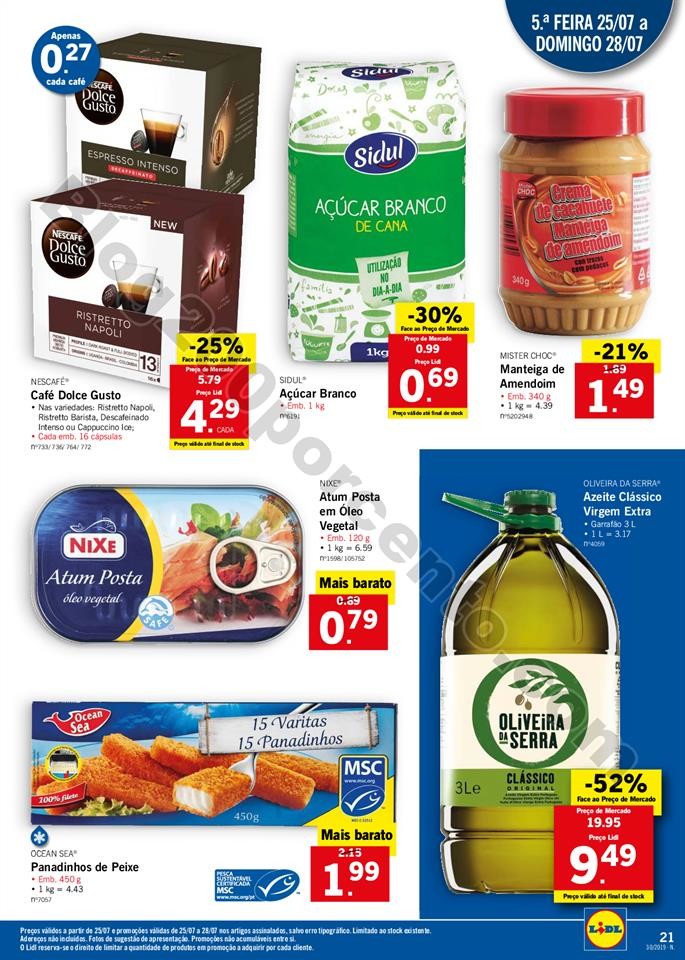 folheto LIDL alimentar Promoções a partir de 22 