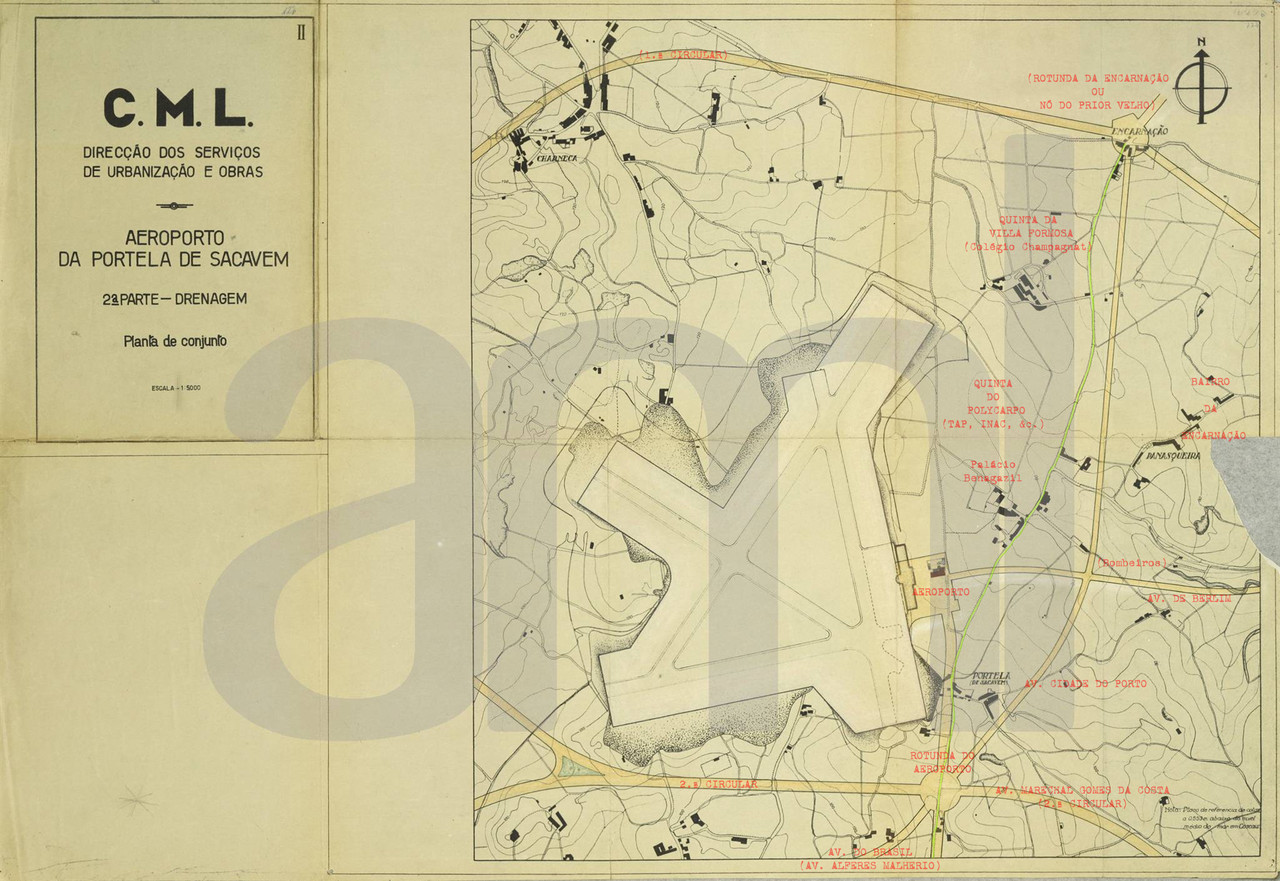 Projecto geral do Aeroporto da Portela de Sacavém (C.M.L./A.M.L., 78/DMPGU)