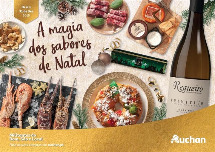 Antevisão Folheto AUCHAN Natal Gourmet Promoçõe