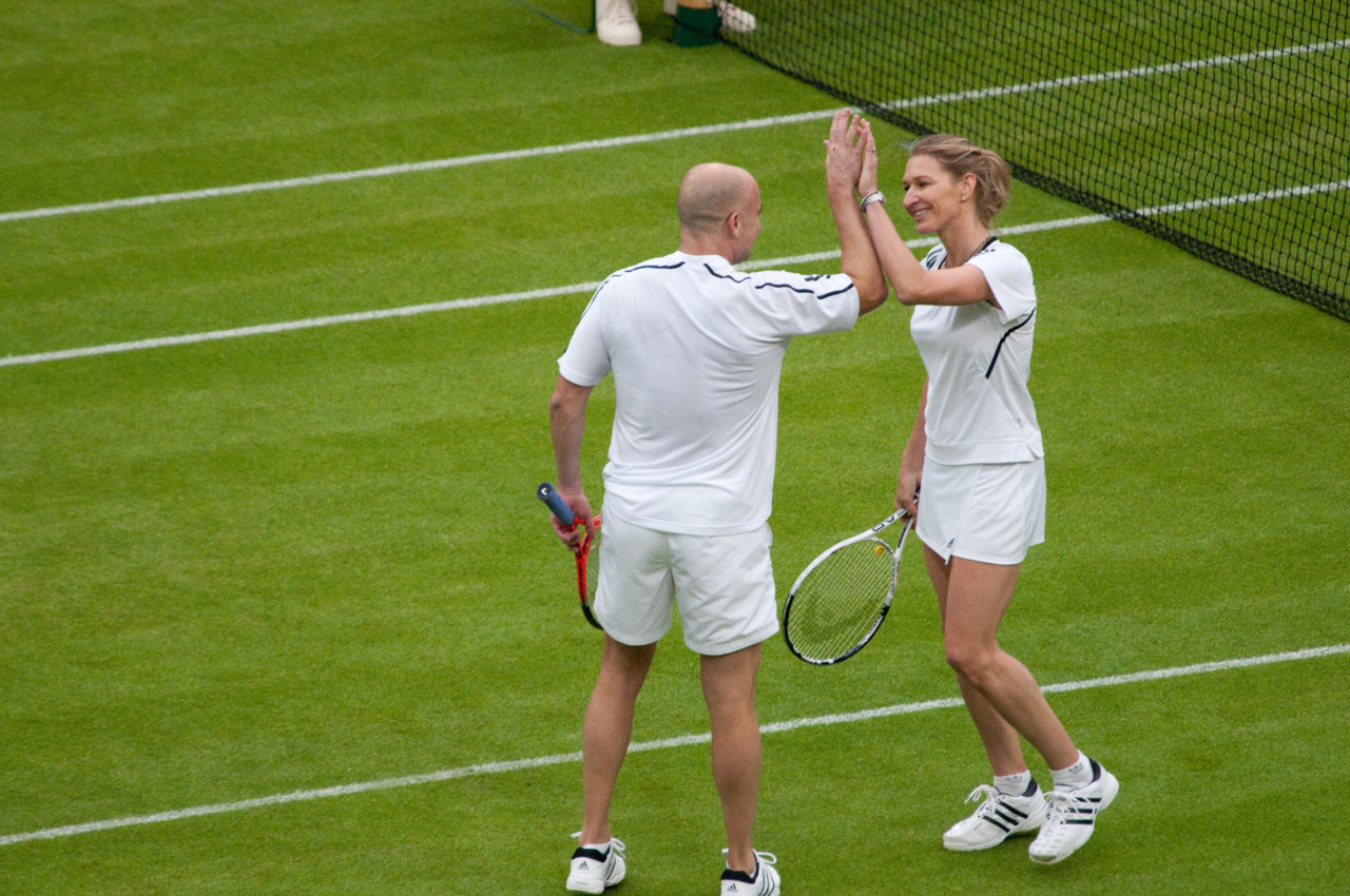André Agassi e Steffi Graf
