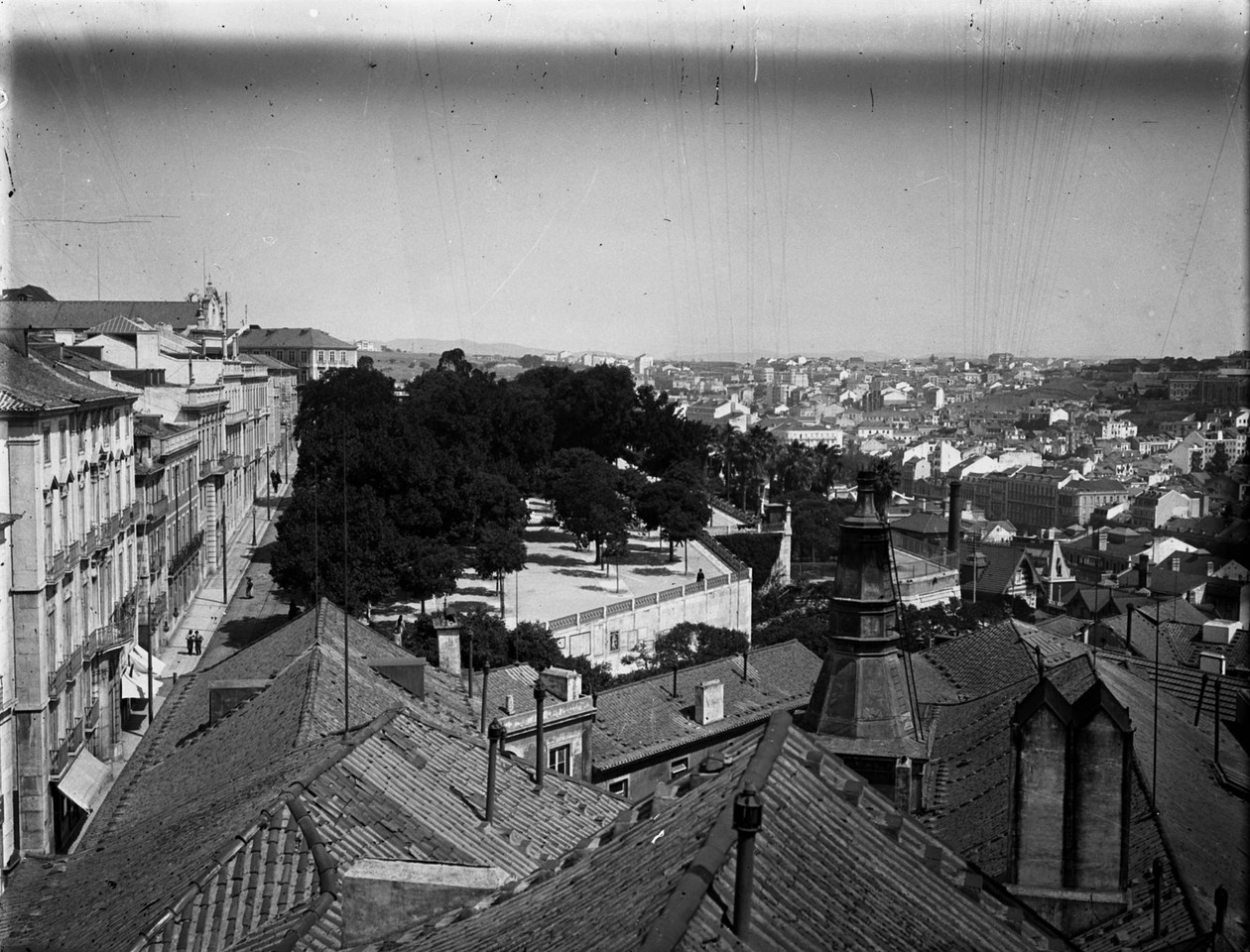 Panorâmica sobre o jardim de São Pedro de Alcân