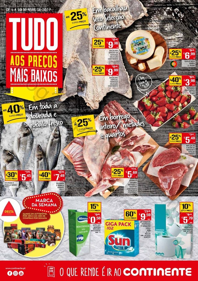 Antevisão Folheto CONTINENTE Promoções de 4 a 1