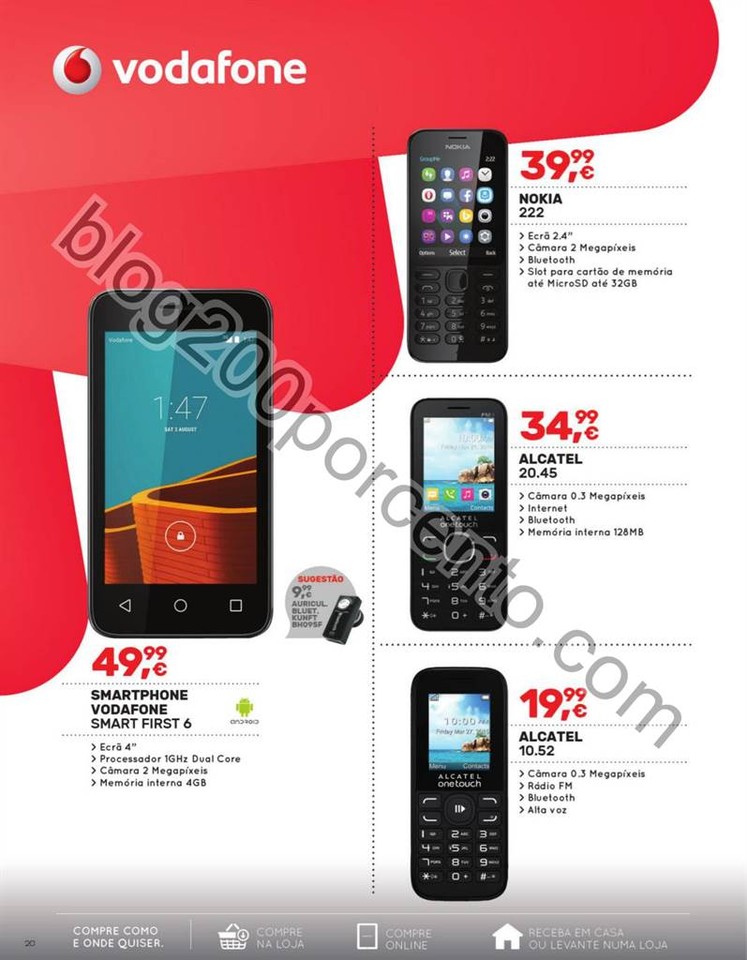 Antevisão Folheto WORTEN Mobile promoções de 7 