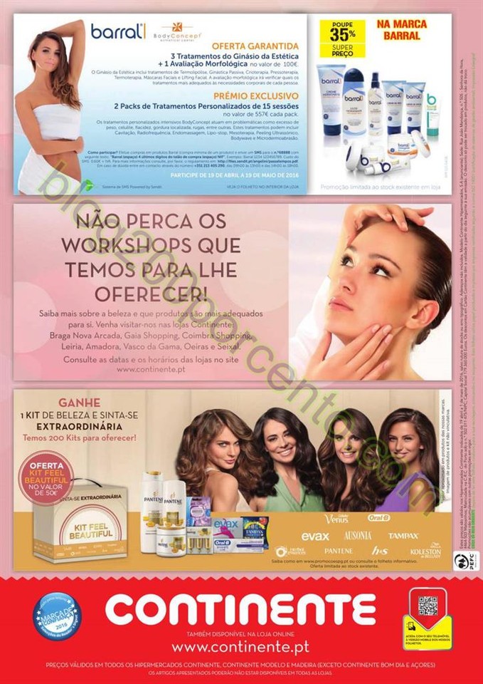 Antevisão Folheto CONTINENTE Mulher promoções d