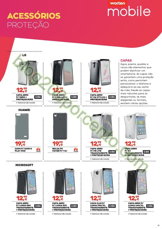 Novo Folheto WORTEN Mobile promoções até 31 mar
