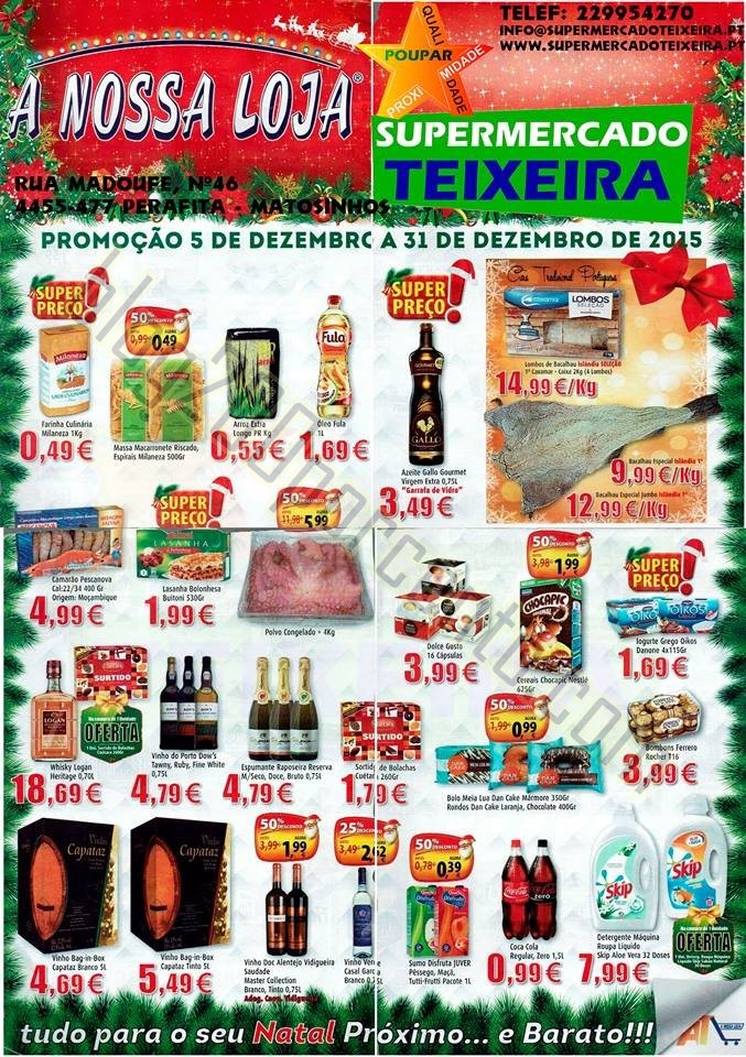 Antevis o Folheto A NOSSA LOJA Natal  promo  es de  5 a 31 