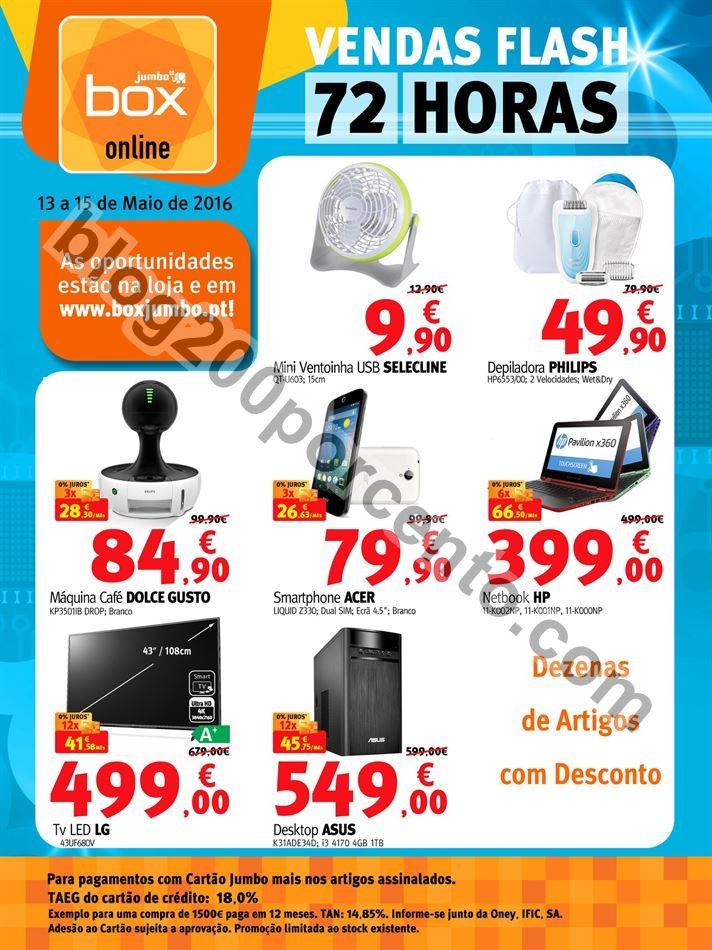 Antevisão Vendas Flash JUMBO - BOX Promoções de
