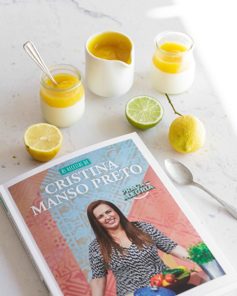 Panacota de lima e limão