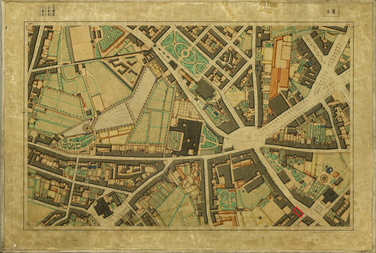 Planta Topográfica de Lisboa 9 H, 1911, de Albert