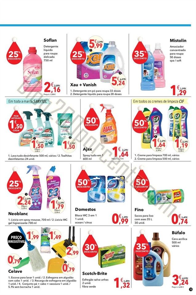 Antevisão Folheto CLAREL Natal promoções de 3 a