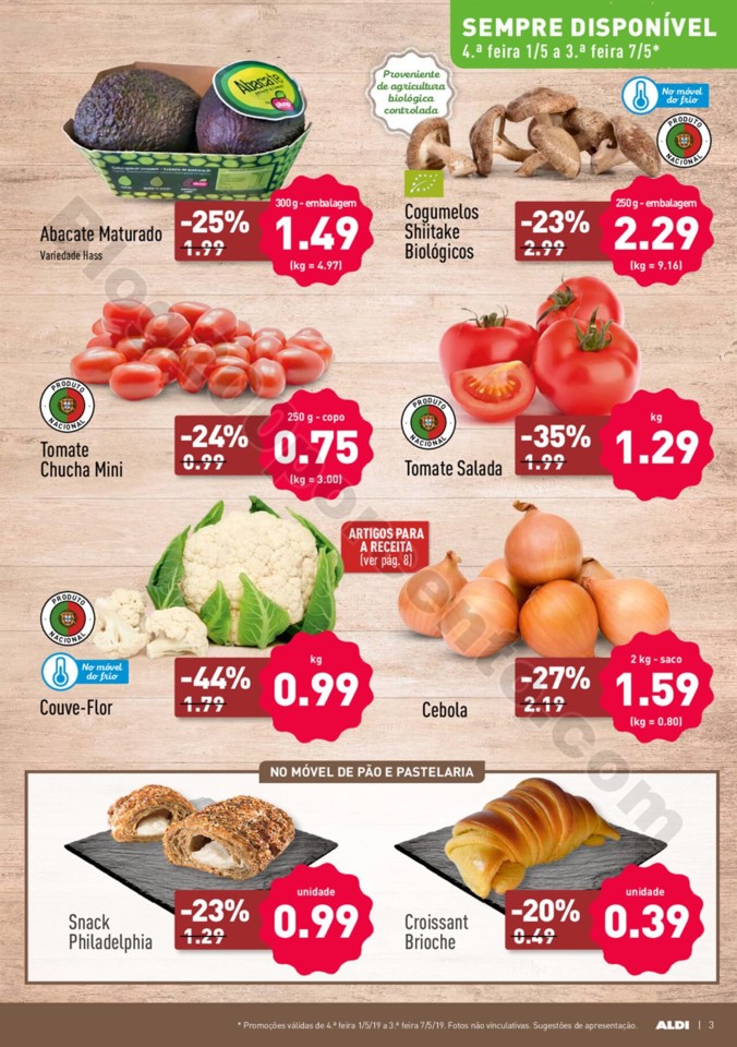 Antevisão Folheto ALDI Promoções a partir de 1 