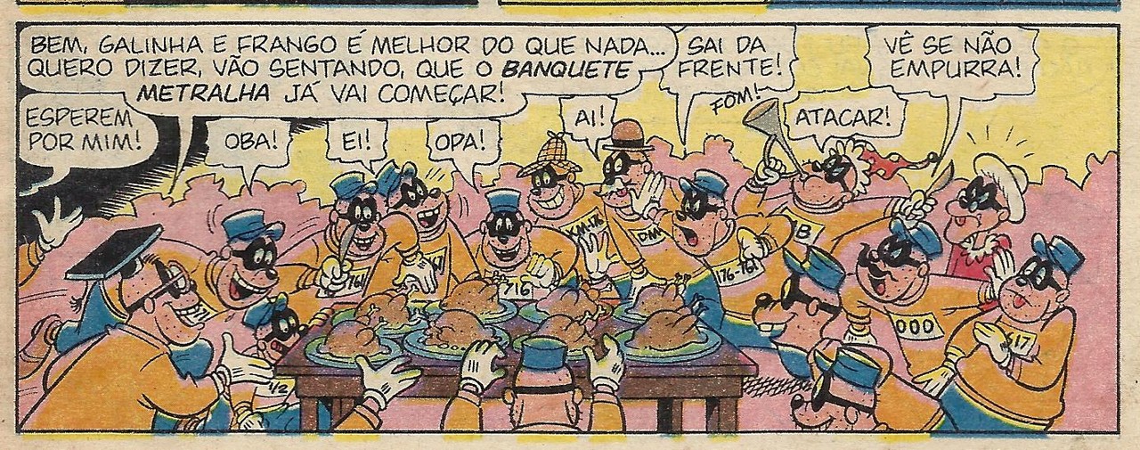 Banquete dos Metralhas, in Ivan Saidenberg, «Histórias comentadas»