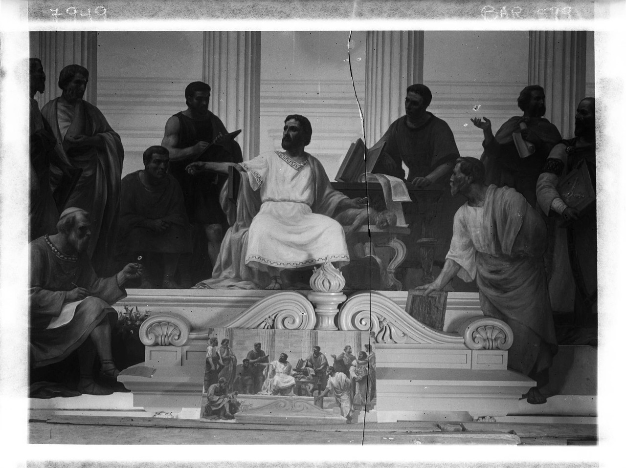 Galeno - pintura mural de Veloso Salgado, 1906, fo