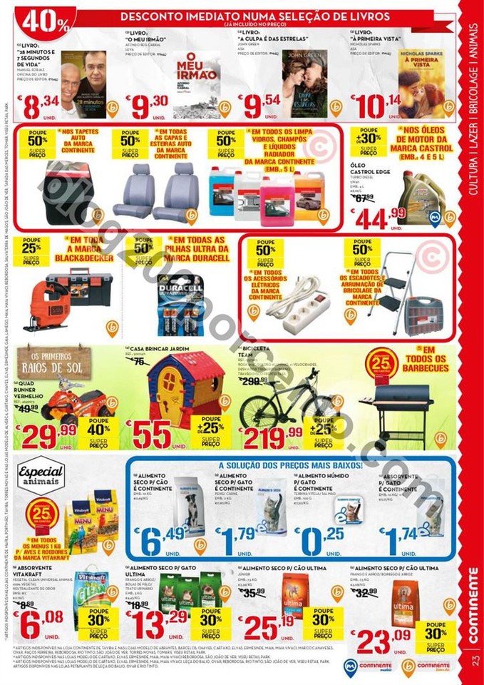 Antevisão Folheto CONTINENTE Promoções de 10 a 