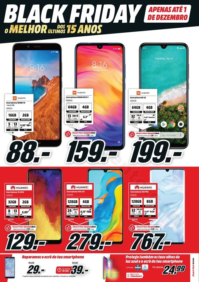 Antevisão Folheto Black Friday MEDIA MARKT Promoções de 20 a 25