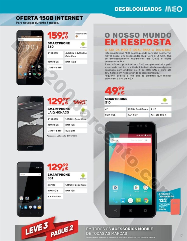Antevisão Folheto WORTEN Mobile mundial promoçõ