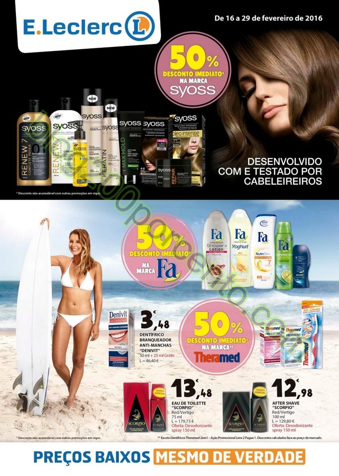 Novo Folheto E-LECLERC Extra promoções de 16 a 2