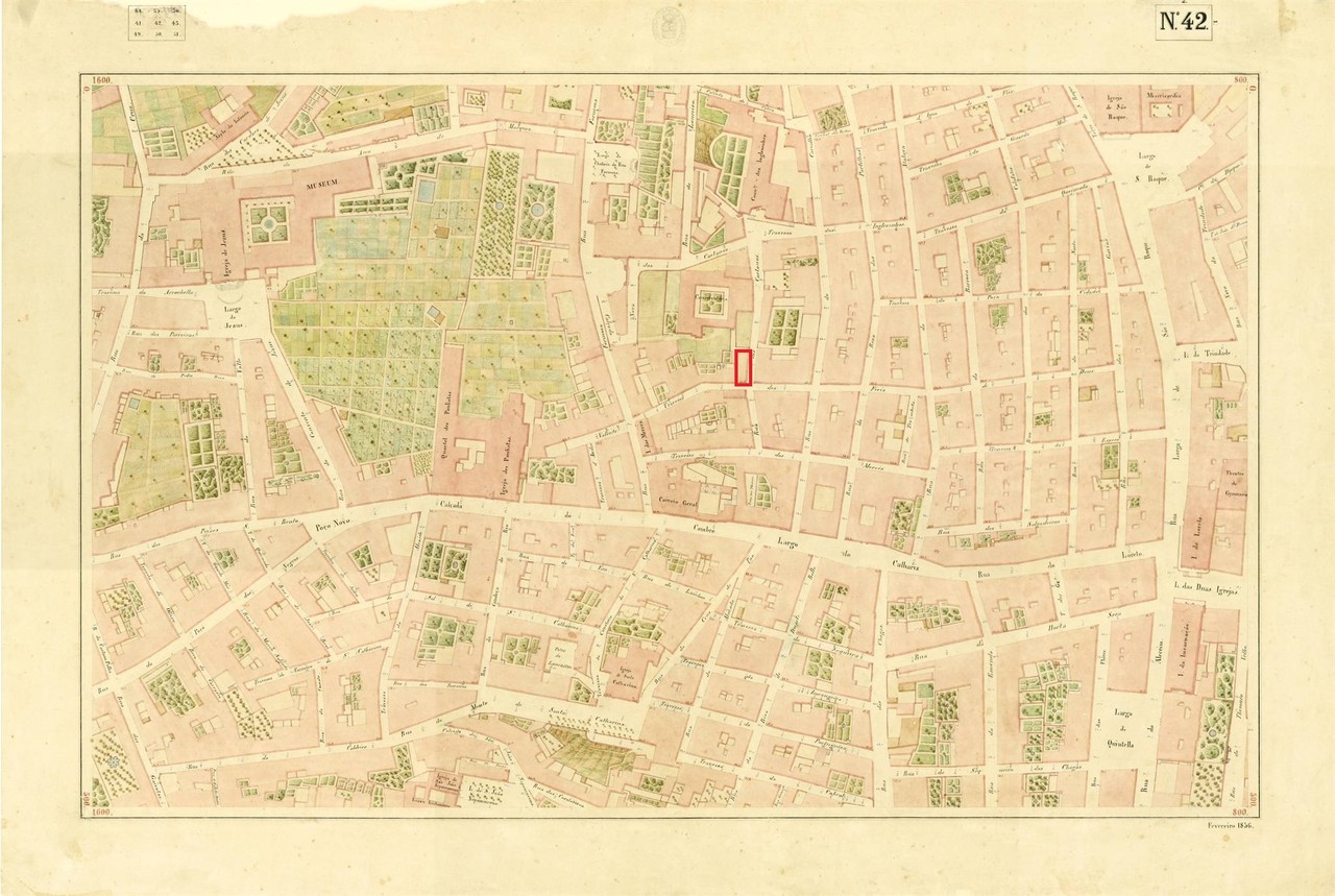 Atlas da carta topográfica de Lisboa, N.º 42, 18