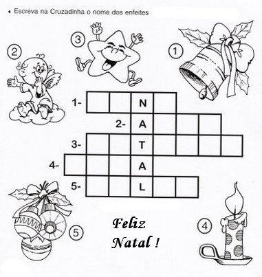 Sinos de Natal Desenhos para Colorir - Brinquedos de Papel